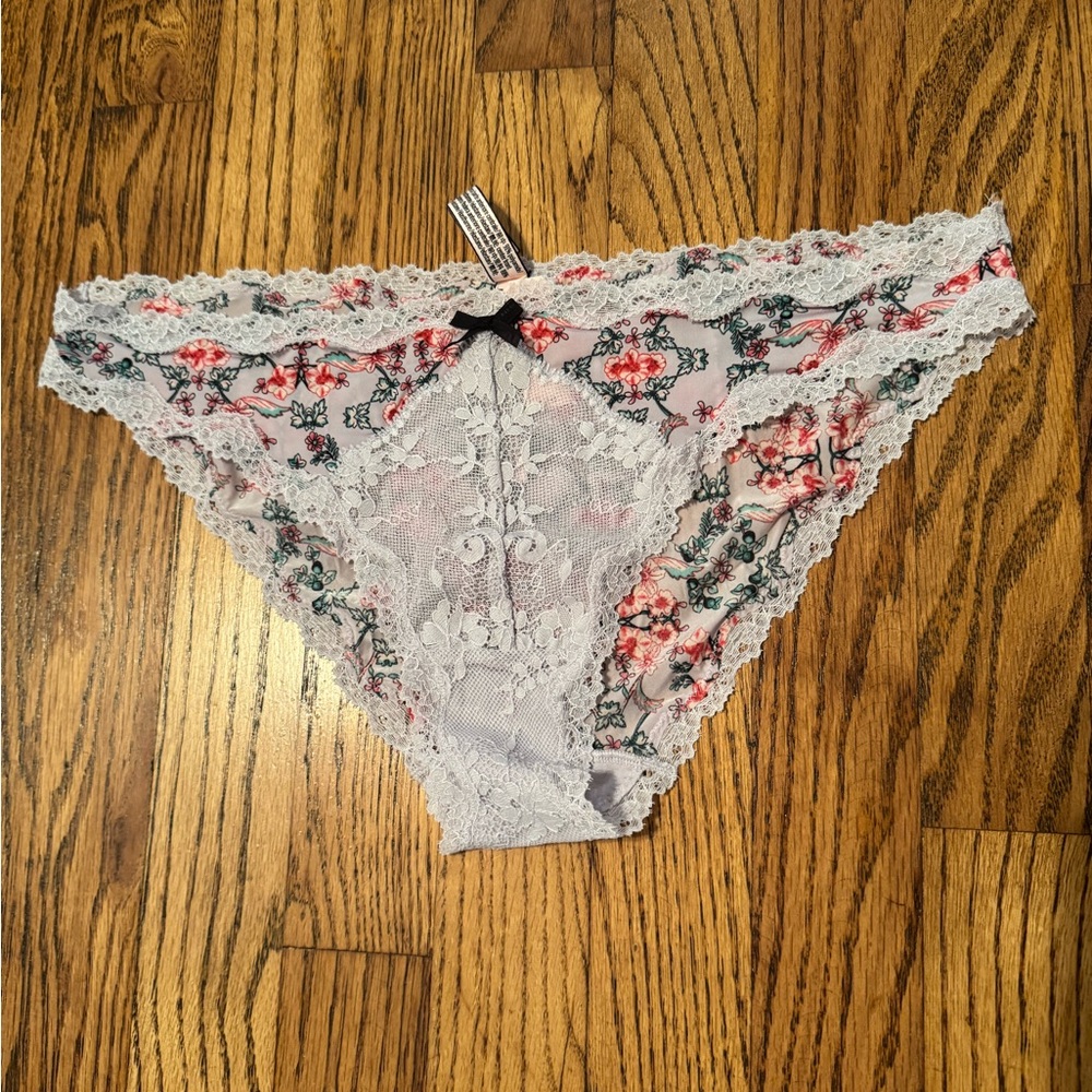 Victoria's Secret Floral Lace Trim Panties